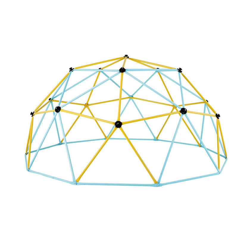 VEVOR Climbing Dome, 10FT Geometric Dome Climber Play Center for Kids 3 to 10 Years Old, Jungle Gym Supports 750LBS and Easy Assembly, with Climbing Grip, Outdoor Backyard Play Equipment for Kids