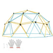 VEVOR Climbing Dome, 12FT Geometric Dome Climber Play Center for Kids 3 to 10 Years Old, Jungle Gym Supports 750LBS and Easy Assembly, with Climbing Grip, Outdoor Backyard Play Equipment for Kids