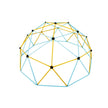 VEVOR Climbing Dome, 12FT Geometric Dome Climber Play Center for Kids 3 to 10 Years Old, Jungle Gym Supports 750LBS and Easy Assembly, with Climbing Grip, Outdoor Backyard Play Equipment for Kids