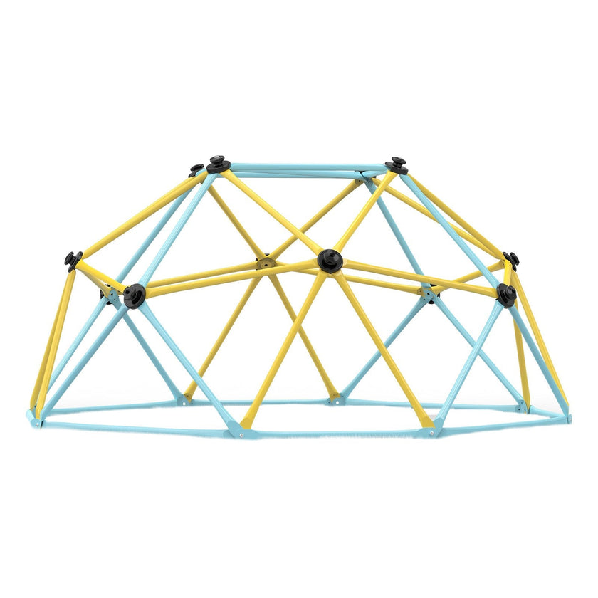 VEVOR Climbing Dome, 6FT Geometric Dome Climber Play Center for Kids 3 to 9 Years Old, Jungle Gym Supports 600LBS and Easy Assembly, with Climbing Grip, Outdoor and Indoor Play Equipment for Kids