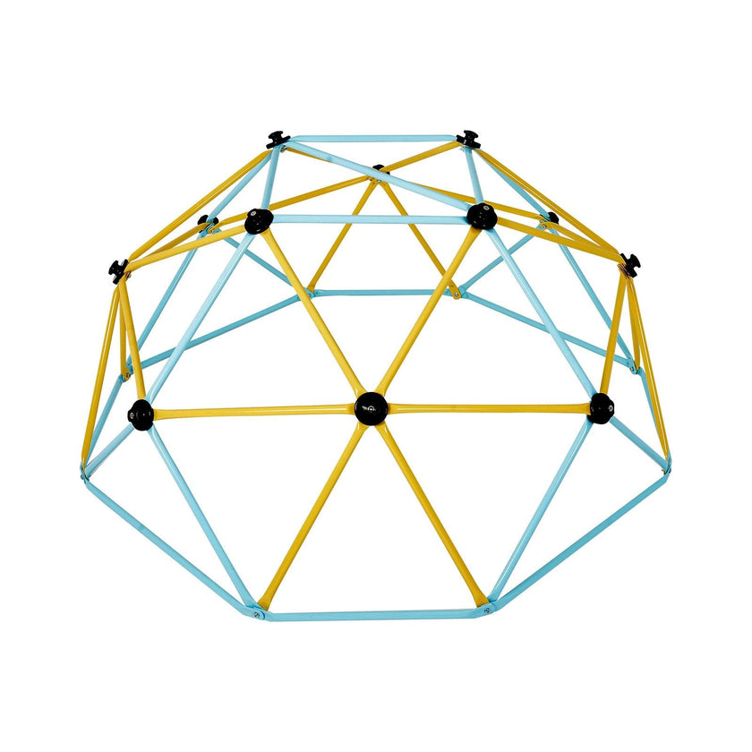 VEVOR Climbing Dome, 6FT Geometric Dome Climber Play Center for Kids 3 to 9 Years Old, Jungle Gym Supports 600LBS and Easy Assembly, with Climbing Grip, Outdoor and Indoor Play Equipment for Kids