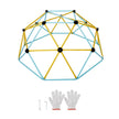 VEVOR Climbing Dome, 6FT Geometric Dome Climber Play Center for Kids 3 to 9 Years Old, Jungle Gym Supports 600LBS and Easy Assembly, with Climbing Grip, Outdoor and Indoor Play Equipment for Kids