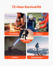 VEVOR Survival First Aid Kit 250 Pieces Emergency Medical Trauma Bag for Camping