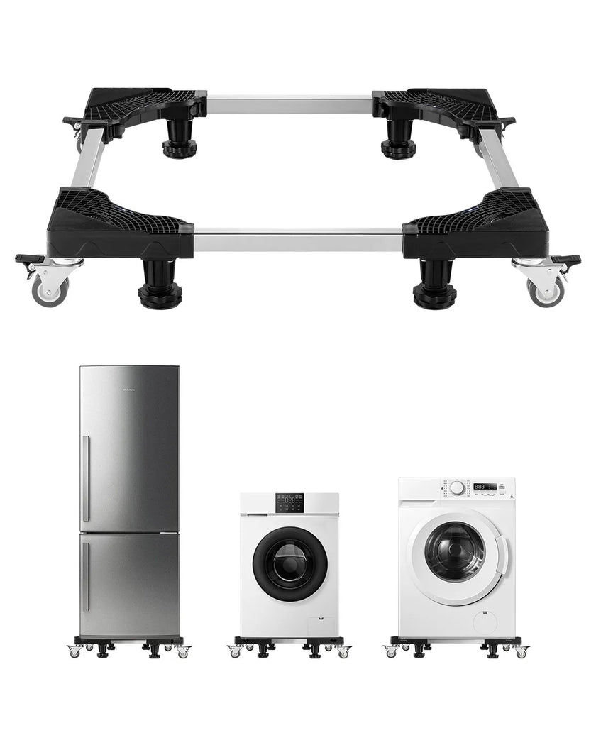 VEVOR Fridge Stand Mobile Base 1100 lb 27.5-35.4 Inch Adjustable Furniture Dolly