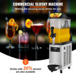 VEVOR Commercial Slushy Machine, 12L / 3.2 Gal Single Bowl, 24 Cups Output, 110V 550W Stainless Steel Margarita Smoothie Frozen Drink Maker, Slushie Machine for Party Cafes Restaurants Bars Home Use
