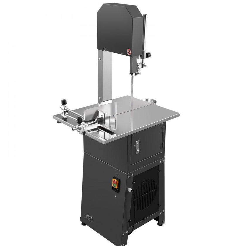 VEVOR 850W Commercial Electric Meat Bandsaw Stainless Steel Bone Sawing Machine
