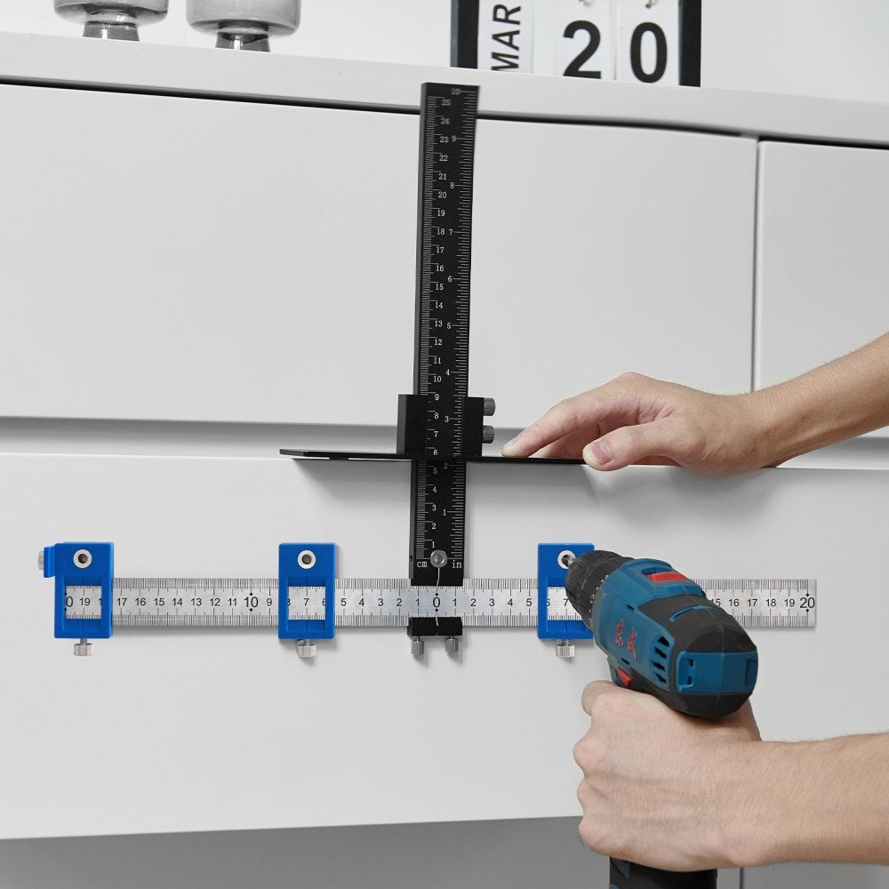 VEVOR Cabinet Hardware Jig Aluminum Alloy and Stainless Steel Cabinet Handle Jig