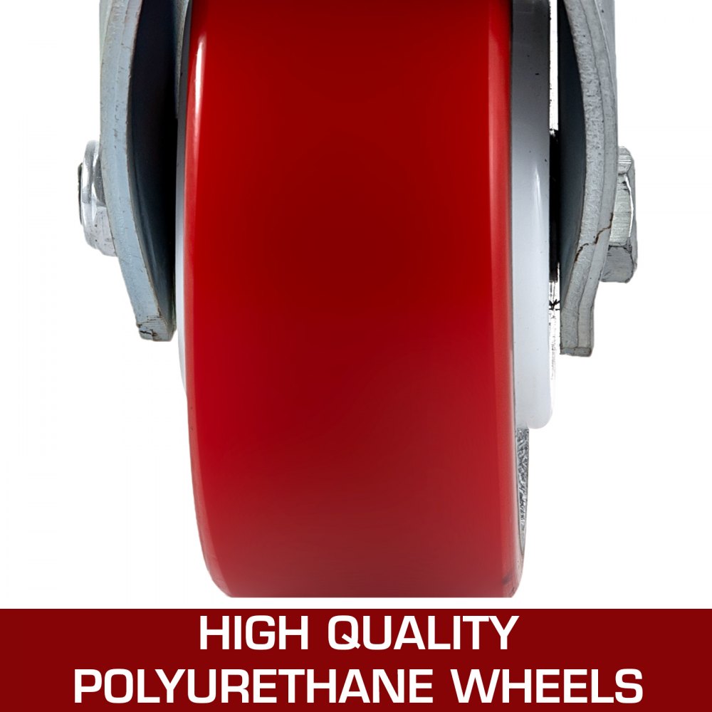 Vevor 4 Pack Swivel Caster Polyurethane 6