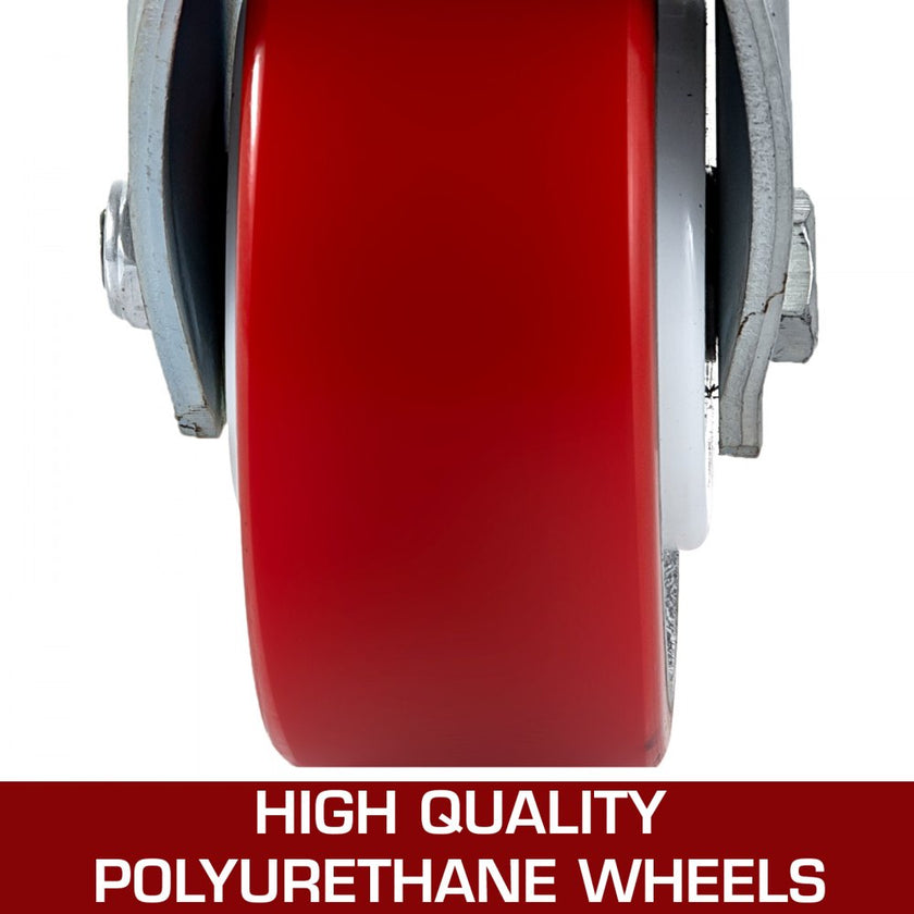 Vevor 4 Pack Swivel Caster Polyurethane 6