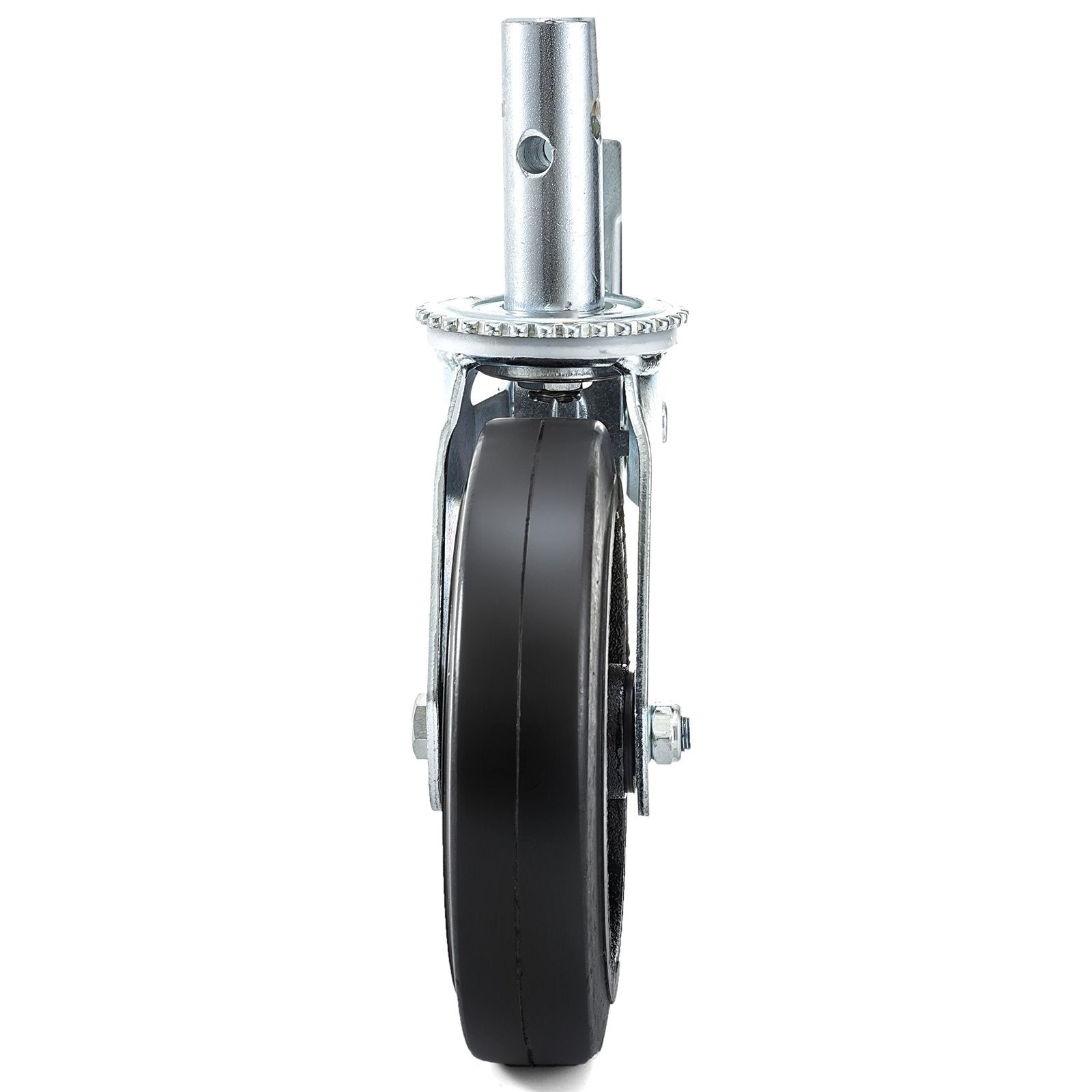 VEVOR 4 Pack 8 Inch Iron Core Polyurethane Swivel Caster with Dual Locking Brake Adjustable Legs 1100LBS Capacity per Wheel