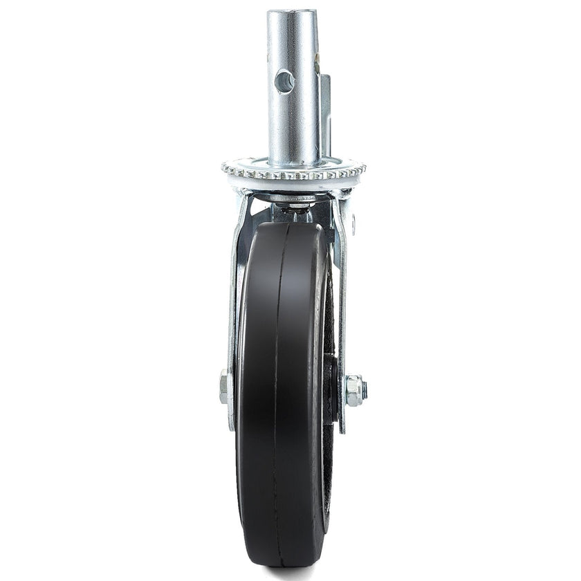 VEVOR 4 Pack 8 Inch Iron Core Polyurethane Swivel Caster with Dual Locking Brake Adjustable Legs 1100LBS Capacity per Wheel