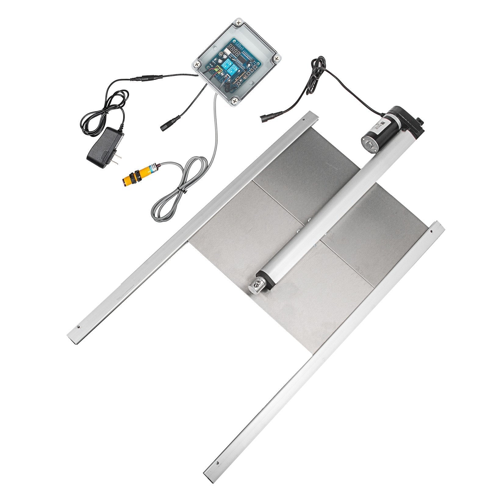 VEVOR Kits Infrared Sensor Automatic Chicken Coop Door Opener, 1 Count (Pack of 1), White