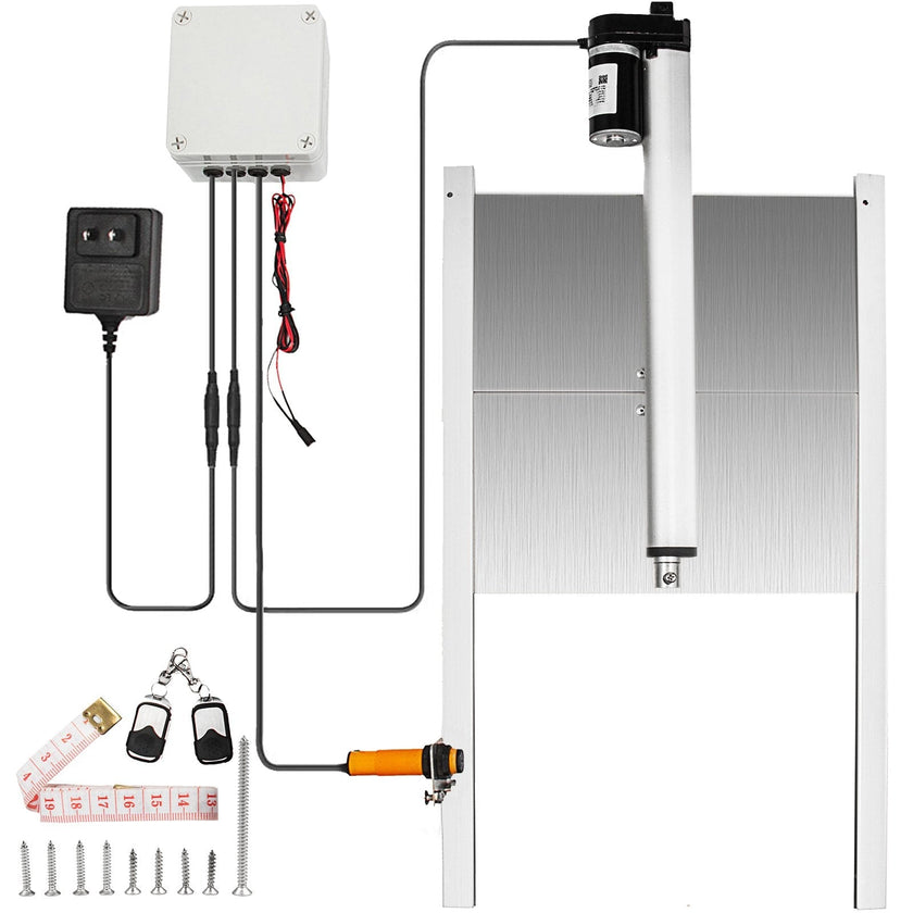 Vevor Automatic Chicken Coop Door Opener Kit Light Sensor 12.6