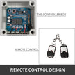Vevor Automatic Chicken Coop Door Opener Kit Light Sensor 12.6