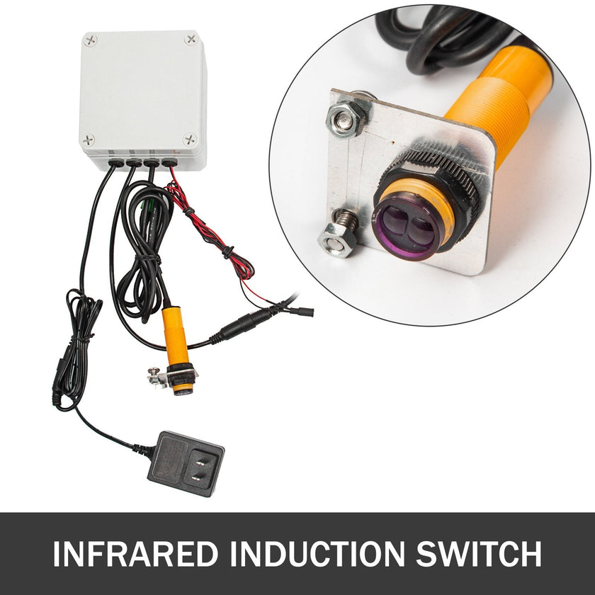Vevor Automatic Chicken Coop Door Opener Kit Light Sensor 12.6
