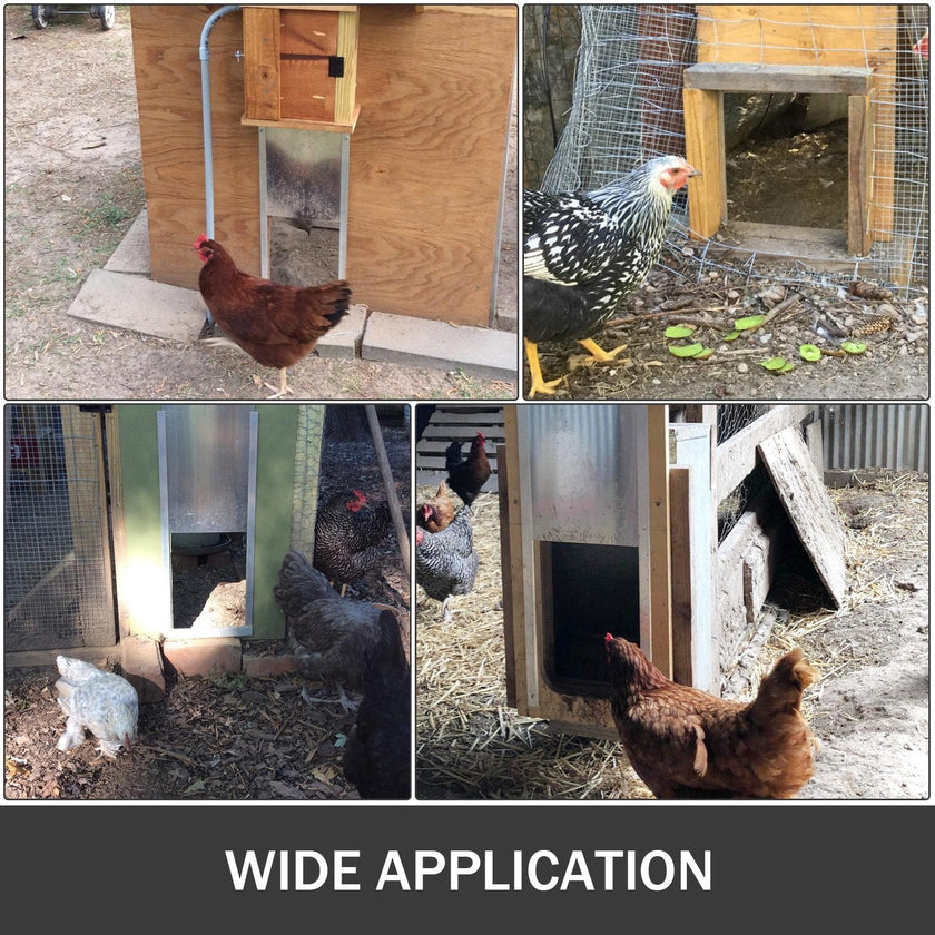 Vevor Automatic Chicken Coop Door Opener Kit Light Sensor 12.6
