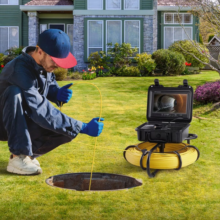 VEVOR Sewer Camera, 393 ft/120 m, 9