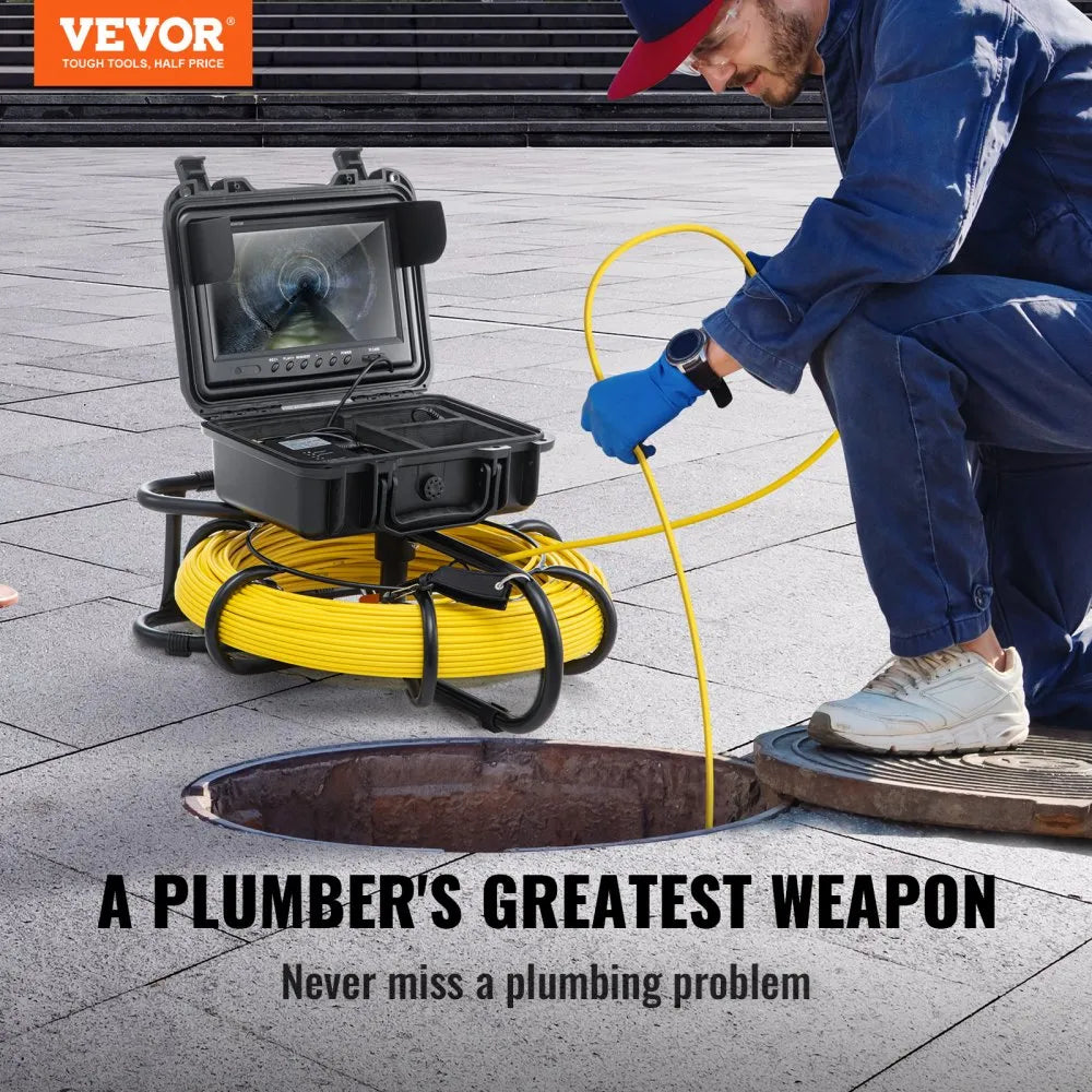 VEVOR Sewer Camera, 300 ft/91.5 m, 9