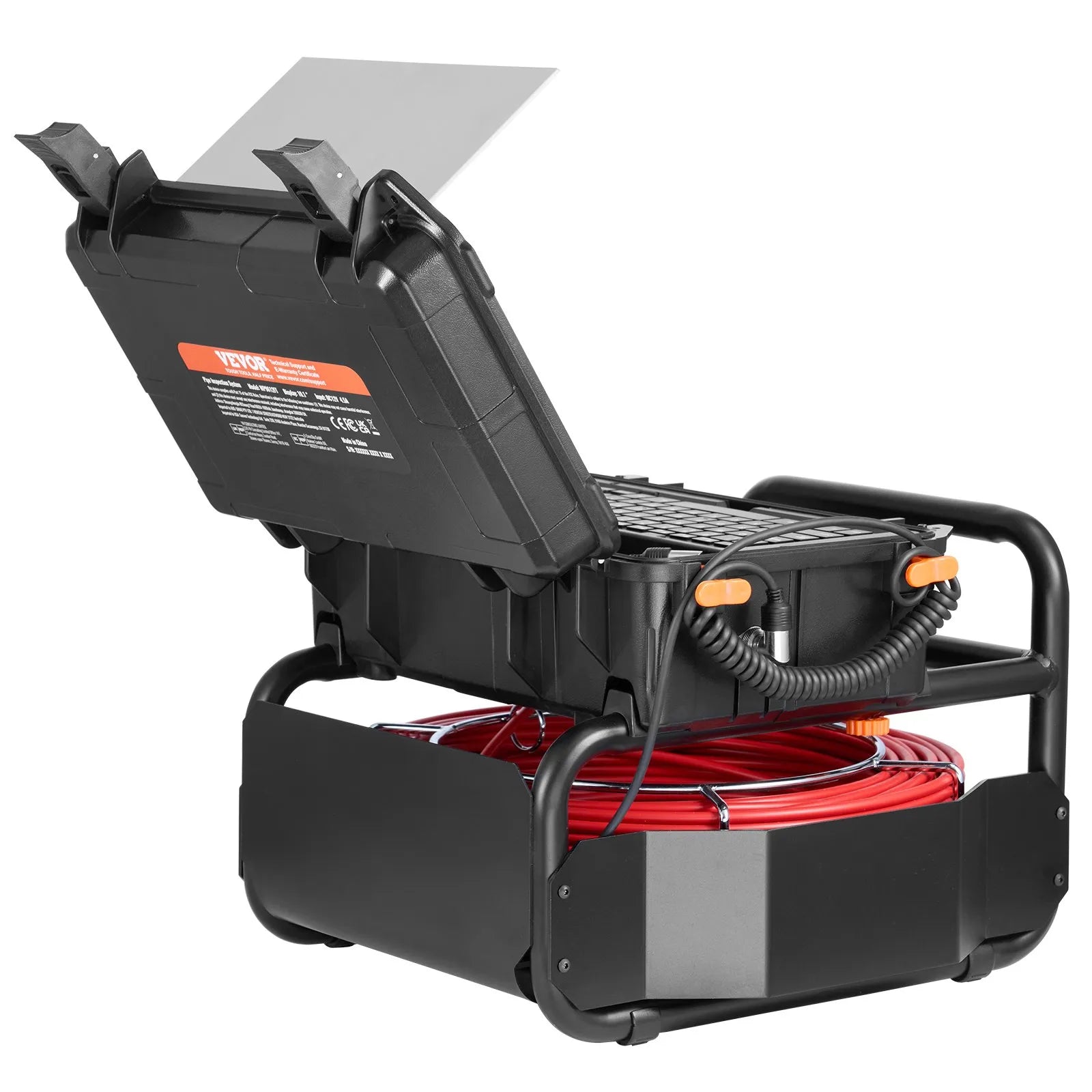 VEVOR Sewer Camera 165 ft/50m Self-Leveling Drain Camera with 10.1