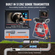 VEVOR Sewer Camera 328 ft/100m Self-Leveling Drain Camera with 10.1