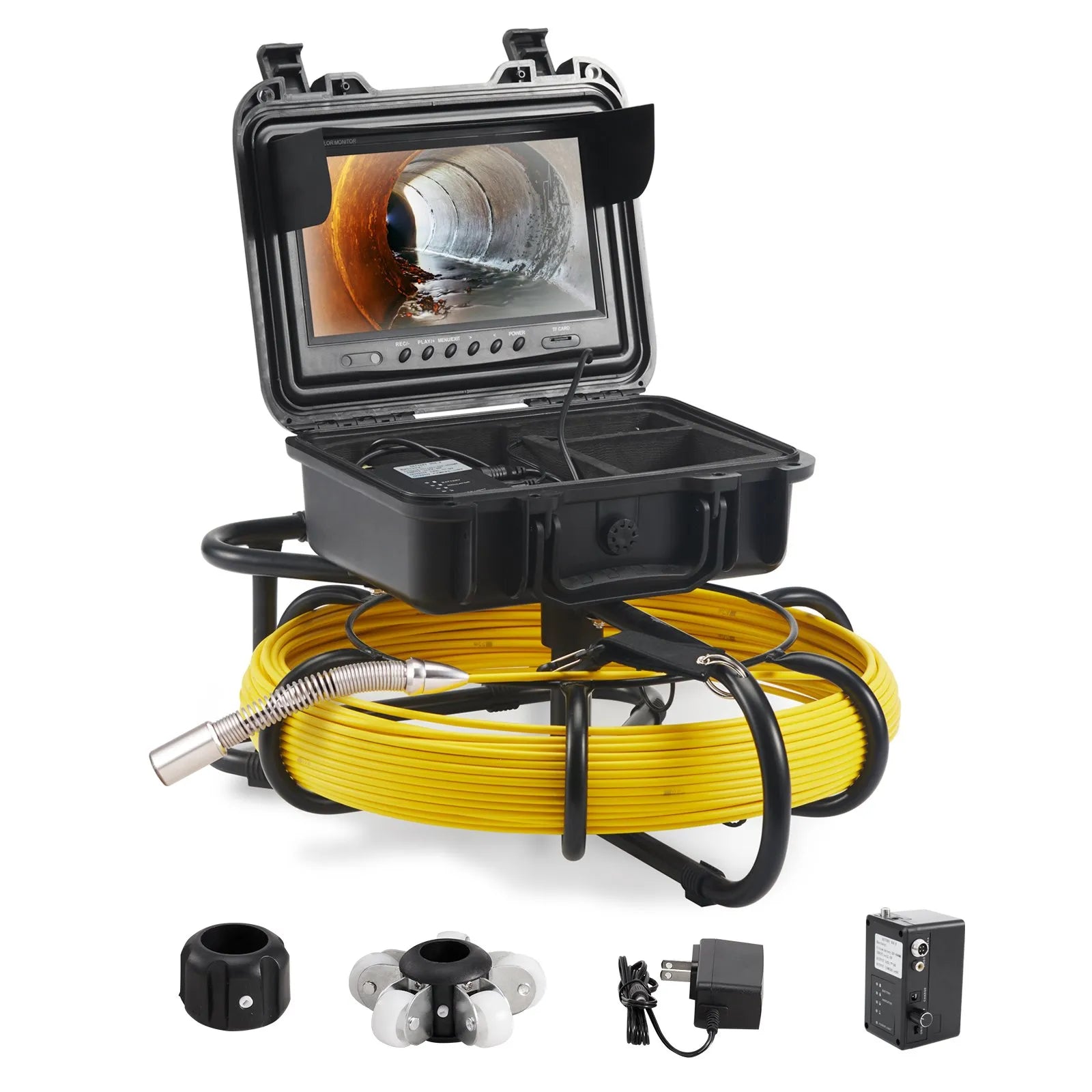 VEVOR Sewer Camera, 164 ft/50 m, 9