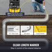 VEVOR Sewer Camera 98 ft/30m Self-Leveling Drain Camera with 9