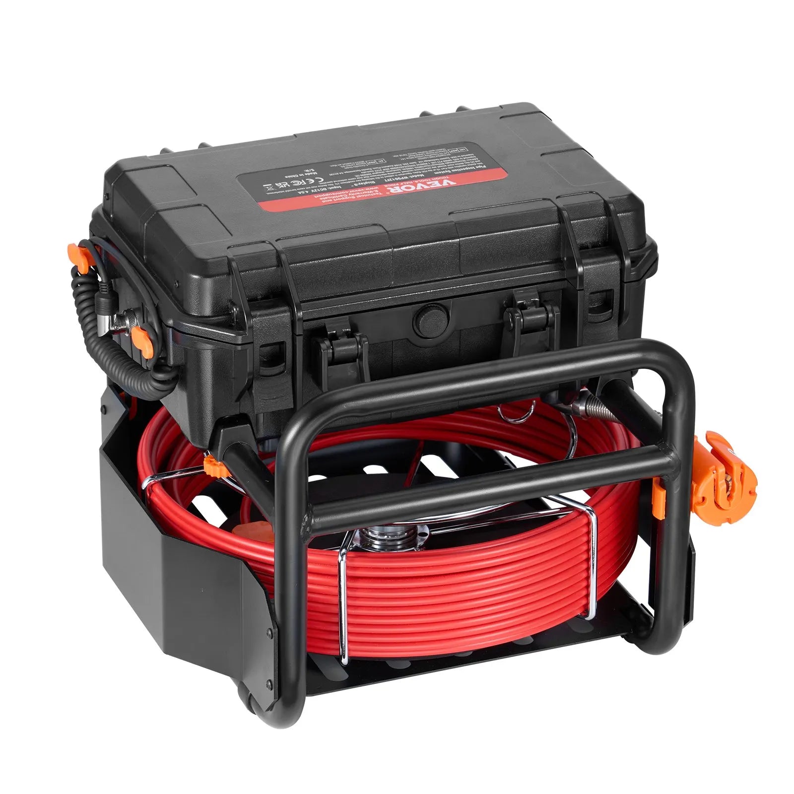 VEVOR Sewer Camera 165 ft/50m Self-Leveling Drain Camera with 512Hz Transmitter