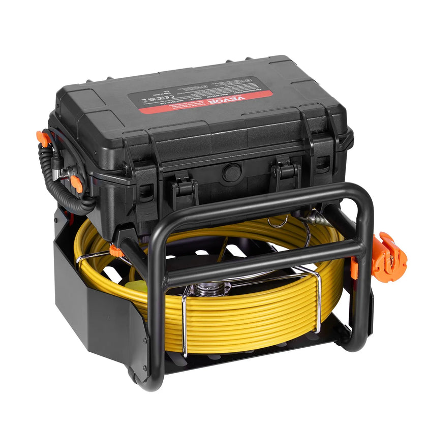 VEVOR Sewer Camera 230 ft/70m Self-Leveling Drain Camera with 512Hz Transmitter