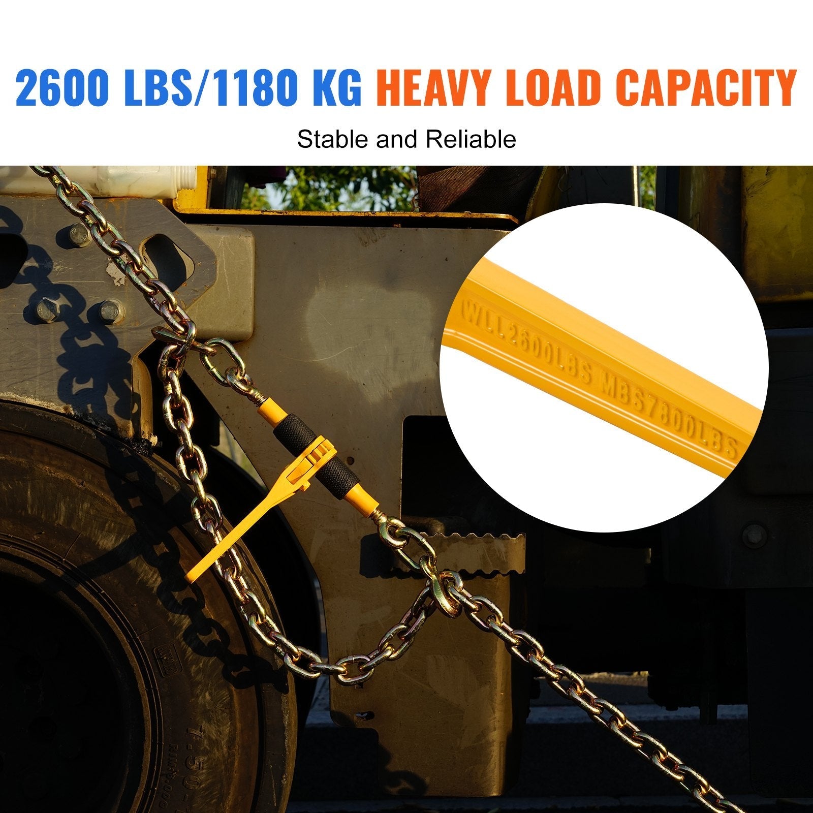 VEVOR Chain Binder Ratchet Load Binder 1/4
