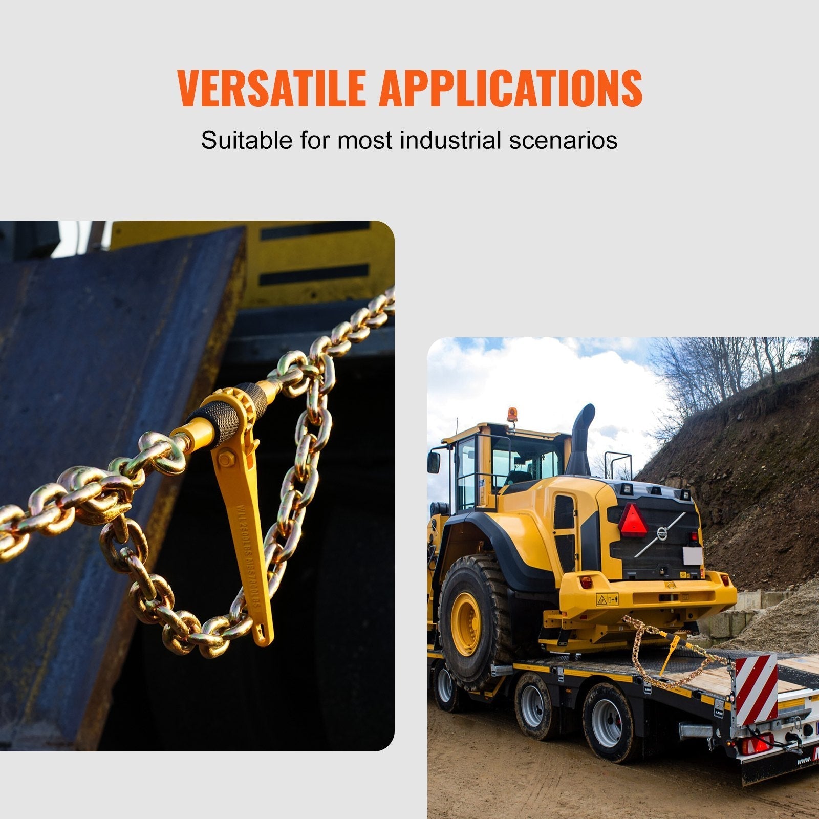 VEVOR Chain Binder Ratchet Load Binder 1/4