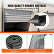 VEVOR Garage Door Seals Bottom Rubber, U Shape +O Ring Combination Garage Door Bottom Weather Seal, 10ft Weatherproofing Garage Door Seal, 5/16 inch T-ends and 3 3/4 inch Width, for Doors, Black