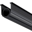 VEVOR Garage Door Seals Bottom Rubber, U Shape +O Ring Combination Garage Door Bottom Weather Seal, 10ft Weatherproofing Garage Door Seal, 5/16 inch T-ends and 3 3/4 inch Width, for Doors, Black