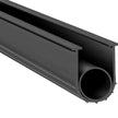 VEVOR Garage Door Seals Bottom Rubber, U Shape +O Ring Combination Garage Door Bottom Weather Seal, 16ft Weatherproofing Garage Door Seal, 5/16 inch T-ends and 3 3/4 inch Width, for Doors, Black
