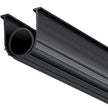 VEVOR Garage Door Seals Bottom Rubber, U Shape +O Ring Combination Garage Door Bottom Weather Seal, 16ft Weatherproofing Garage Door Seal, 5/16 inch T-ends and 3 3/4 inch Width, for Doors, Black