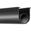 VEVOR Garage Door Seals Bottom Rubber, U Shape +O Ring Combination Garage Door Bottom Weather Seal, 20ft Weatherproofing Garage Door Seal, 5/16 inch T-ends and 3 3/4 inch Width, for Doors, Black