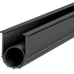 VEVOR Garage Door Seals Bottom Rubber, U Shape +O Ring Combination Garage Door Bottom Weather Seal, 20ft Weatherproofing Garage Door Seal, 5/16 inch T-ends and 3 3/4 inch Width, for Doors, Black