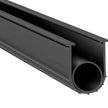 VEVOR Garage Door Seals Bottom Rubber, U Shape +O Ring Combination Garage Door Bottom Weather Seal, 20ft Weatherproofing Garage Door Seal, 5/16 inch T-ends and 3 3/4 inch Width, for Doors, Black