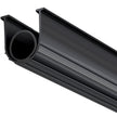 VEVOR Garage Door Seals Bottom Rubber, U Shape +O Ring Combination Garage Door Bottom Weather Seal, 20ft Weatherproofing Garage Door Seal, 5/16 inch T-ends and 3 3/4 inch Width, for Doors, Black