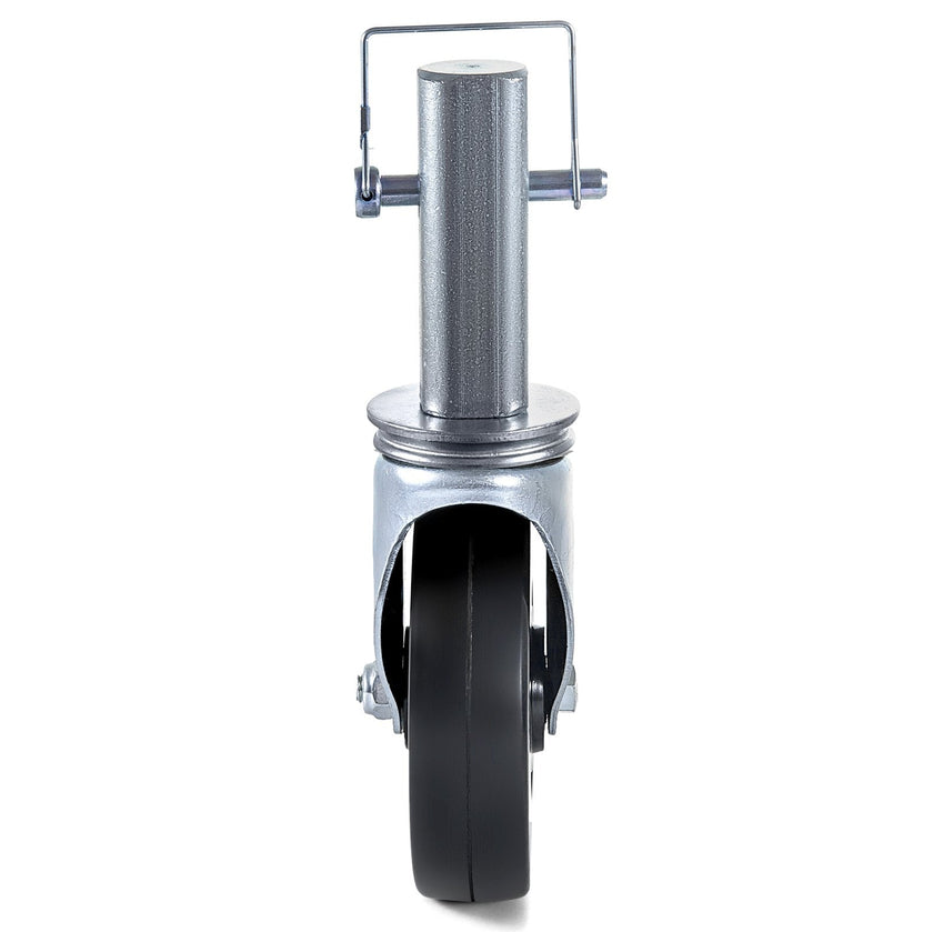 VEVOR 4 Pack 5 Inch Iron Core Polyurethane Swivel Caster with Dual Locking Brake Adjustable Legs 440 LBS Capacity per Wheel
