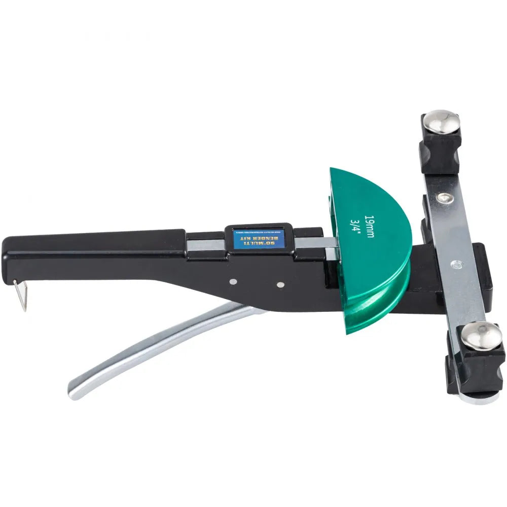 VEVOR Copper Pipe Bender, 7 Dies 1/4-7/8 inch 90 Degrees Forward and Reverse Bending, 6-22 mm for Copper & Aluminum Tubes with Reverse Bend Attachment