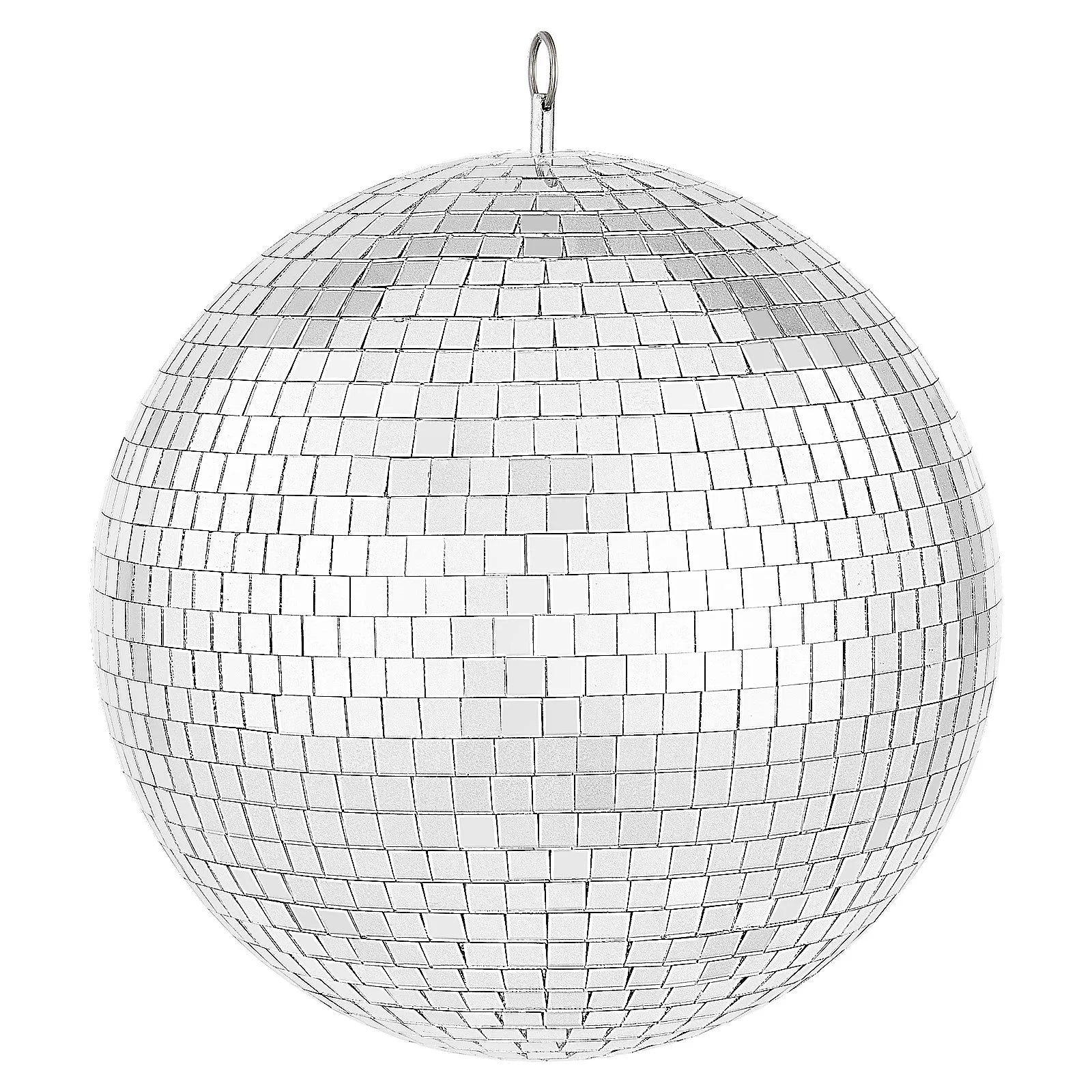 VEVOR Mirror Disco Ball 12 Inch Silver Party Disco Ball with Hanging Ring