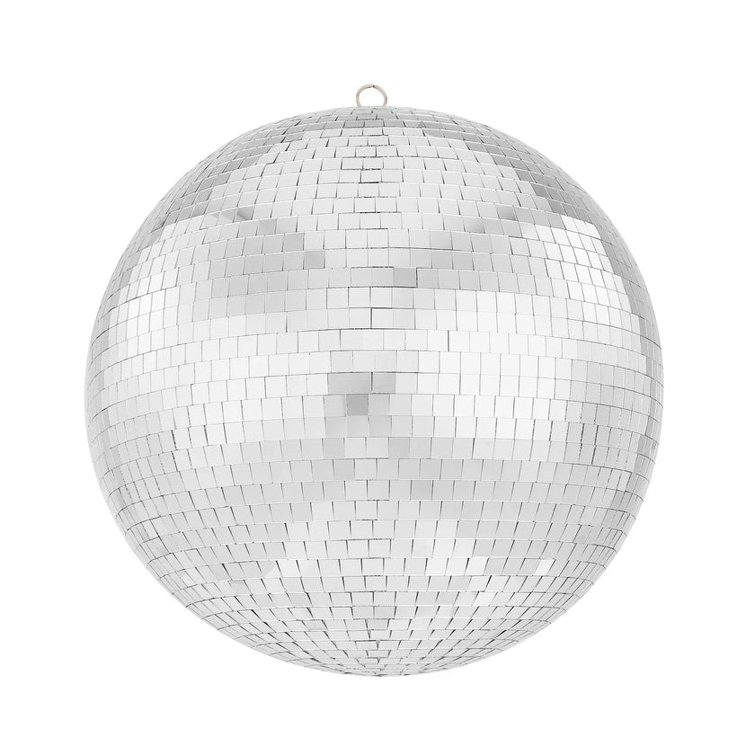 VEVOR Mirror Disco Ball 12 Inch Silver Party Disco Ball with Hanging Ring