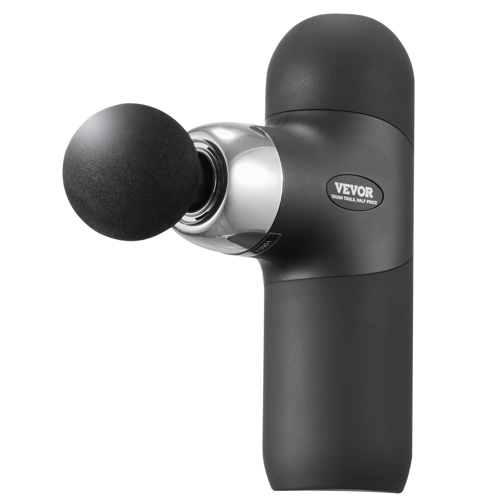 VEVOR Mini Massage Gun Deep Tissue Percussion Muscle Massager 4 Speeds 4 Heads