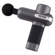 VEVOR Massage Gun Deep Tissue, Percussion Muscle Massager for Athletes - with 5 Speed Levels & 6 Massage Heads, 7.4V 2500mAh Batteries, Handheld Electric Massage Gun for Pain Relief, Muscle Relaxation