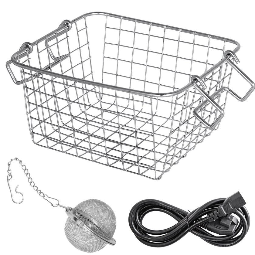 VEVOR Ultrasonic Cleaner 2L Digital Ultrasonic Parts Cleaner with Timer 40kHz Professional 304 Stainless Steel Ultrasonic Cleaner 110V for Jewelry Watch Glasses Diamond Eyeglass Small Parts Cleaning