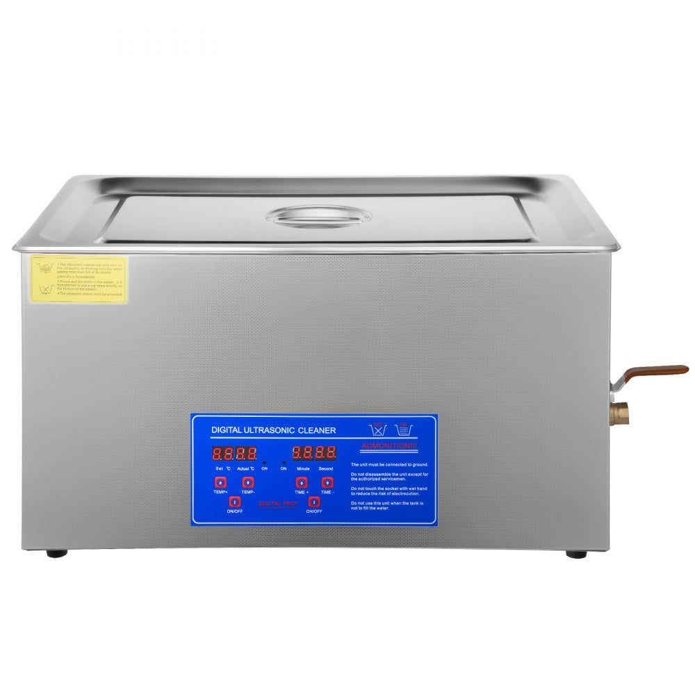 VEVOR 22L Industrial Ultrasonic Cleaner with Digital Timer&Heater 40kHz Professional Ultrasonic Cleaner 110V with Excellent Cleaning Effect for Wrench Tools Industrial Parts Mental Apparatus