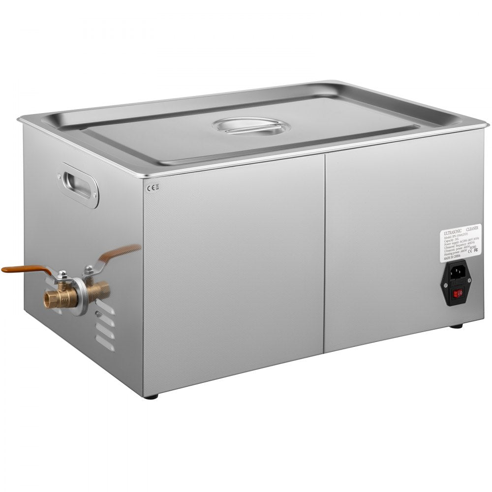 VEVOR 22L Industrial Ultrasonic Cleaner with Digital Timer&Heater 40kHz Professional Ultrasonic Cleaner 110V with Excellent Cleaning Effect for Wrench Tools Industrial Parts Mental Apparatus