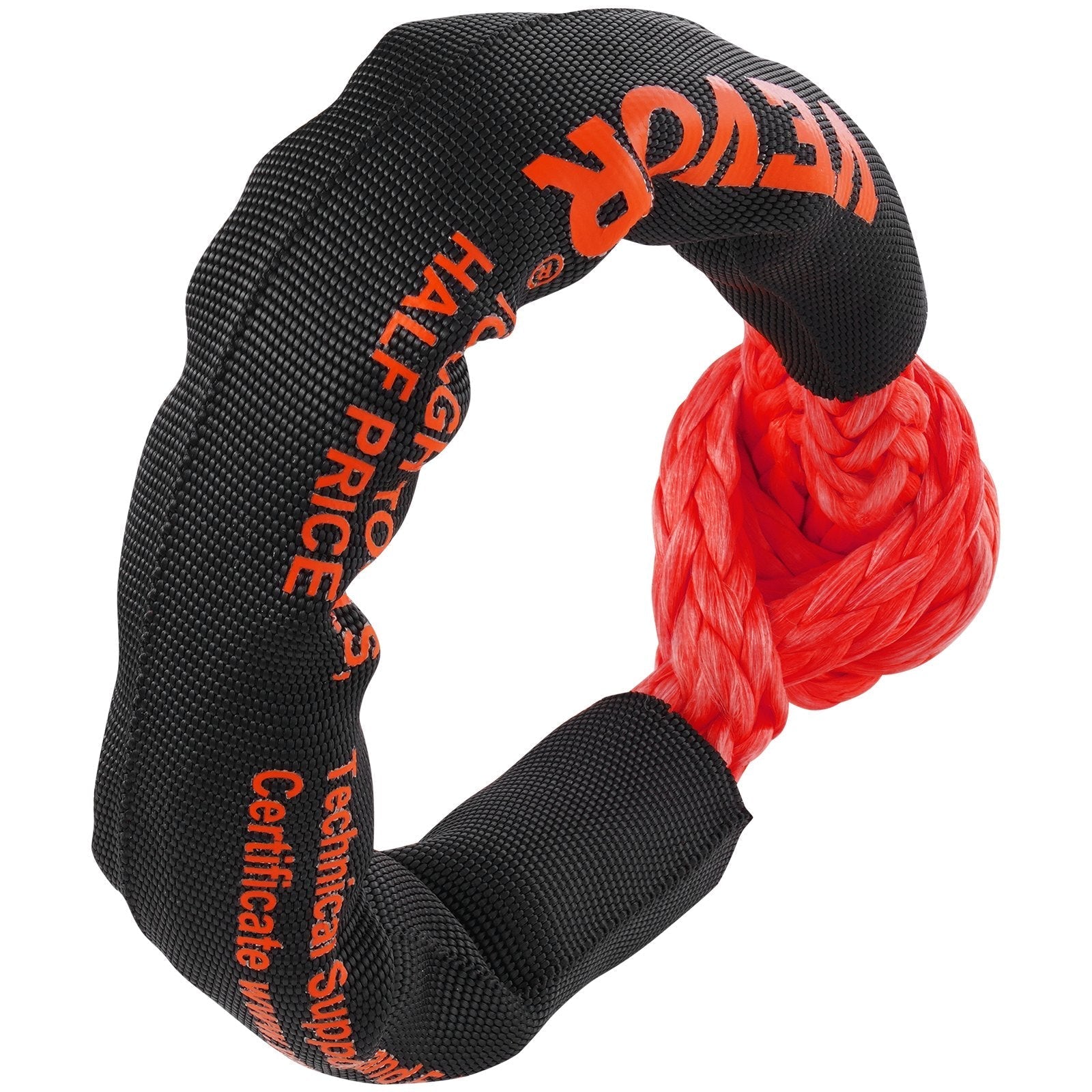VEVOR Soft Shackle Synthetic Recovery Rope 2PCS 1/2