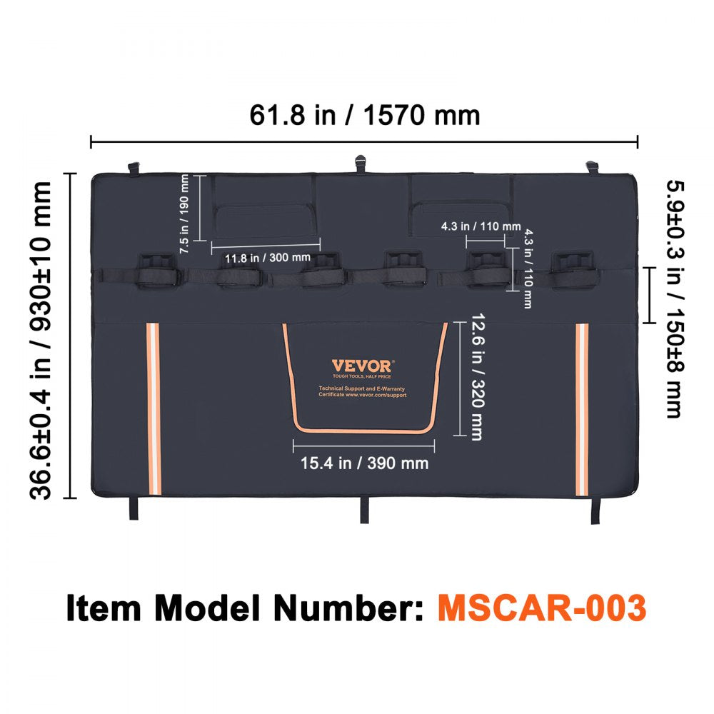 VEVOR Tailgate Bike Pad, 62