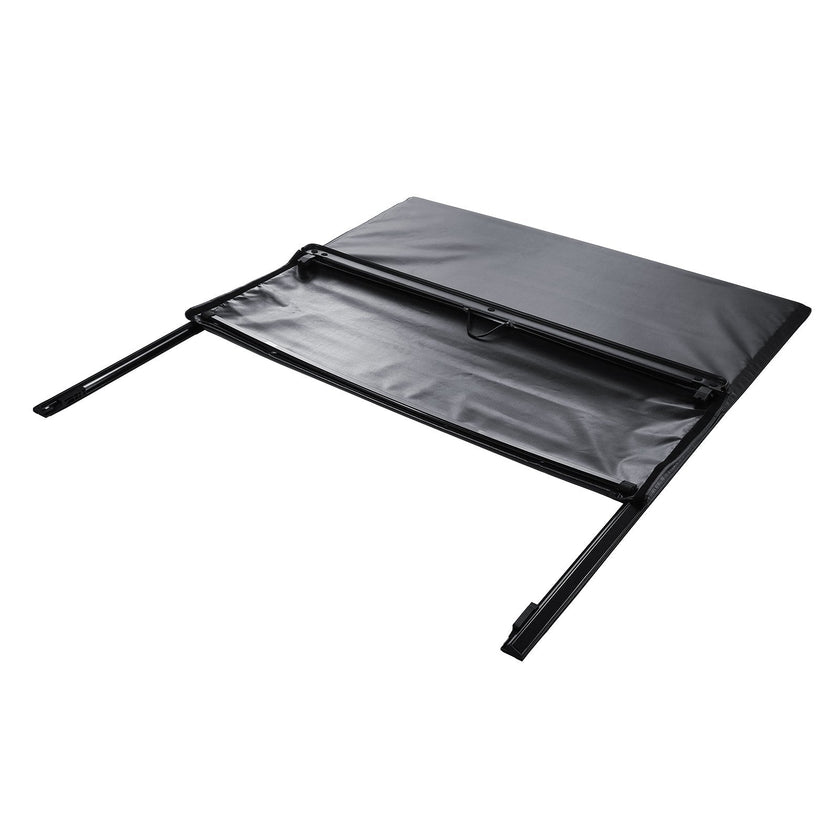VEVOR Truck Bed Cover, Roll Up Truck Bed Tonneau Cover, Compatible with 2009-2024 Ford F-150 Styleside Bed, for 5.5 x 5.4 ft Bed, Soft PVC material, 100% Bed Access Roll Up Tonneau Cover